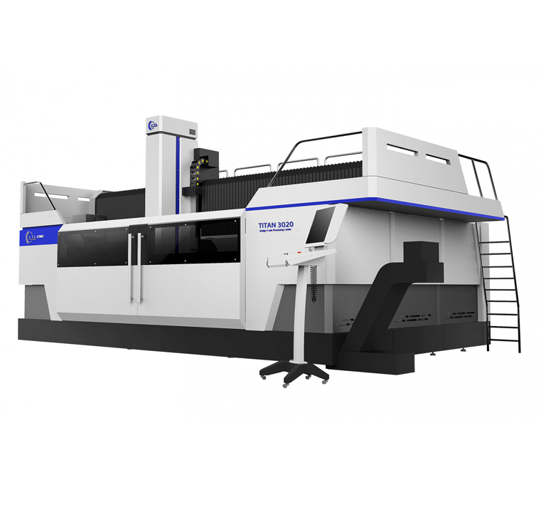 TITAN U Type five axis bridge gantry machining center