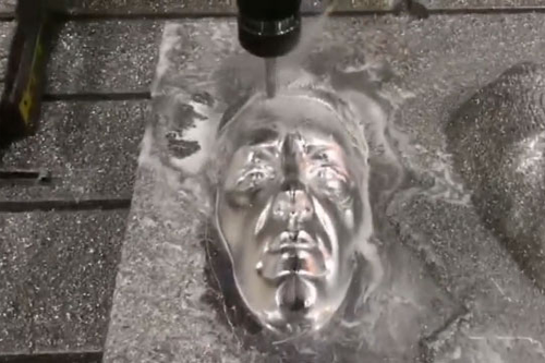 人臉試件加工視頻